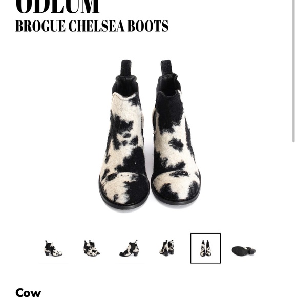 John Fluevog x Anna Sui Odlum Brogue Chelsea Boot - Picture 3 of 13